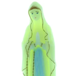 Palais du Rosaire Statue lumineuse de la Vierge Marie de Lourdes en résine 16cm^ Statue Lumineuse