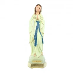 Palais du Rosaire Statue lumineuse de Notre Dame de Lourdes de 20cm^ Statue Lumineuse