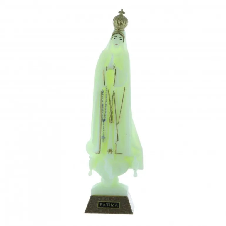 Palais du Rosaire Statue lumineuse de Notre Dame de Fatima 16cm^ Statue Lumineuse | Statue Vierge De Fatima