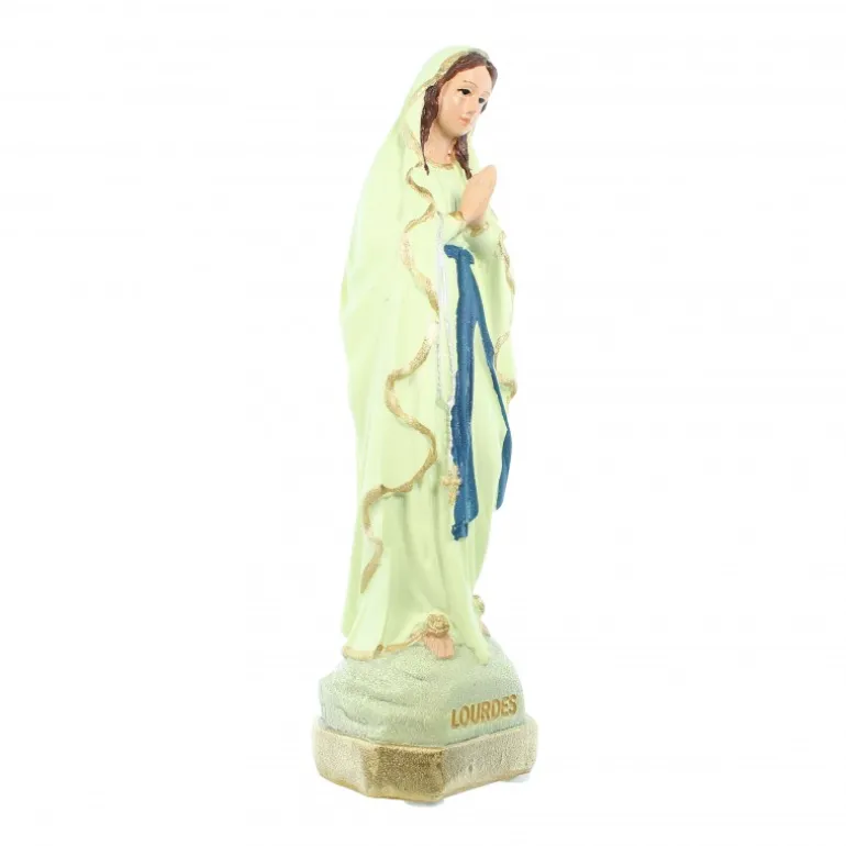 Palais du Rosaire Statue lumineuse de Notre Dame de Lourdes de 20cm^ Statue Lumineuse