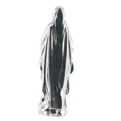 Palais du Rosaire Statue métallisée de Notre Dame de Lourdes 10cm^ Statue En Bronze Et Métal | Statue De Notre Dame De Lourdes