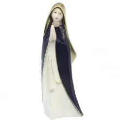 Palais du Rosaire Statue Notre Dame de Lourdes de 25cm en résine et bois dorée^ Statue De Notre Dame De Lourdes