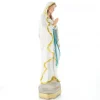 Palais du Rosaire Statue Notre Dame de Lourdes en résine colorée avec paillettes dorées 30cm^ Statue De Notre Dame De Lourdes