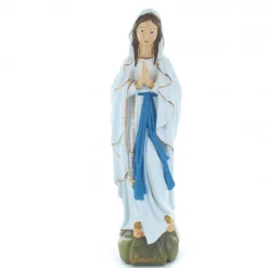 Palais du Rosaire Statue Notre Dame de Lourdes en résine décorée 50 cm^ Statue De Notre Dame De Lourdes