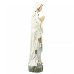 Palais du Rosaire Statue Notre Dame de Lourdes à paillettes en résine 10cm^ Statue De Notre Dame De Lourdes