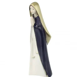 Palais du Rosaire Statue Notre Dame de Lourdes de 25cm en résine et bois dorée^ Statue De Notre Dame De Lourdes