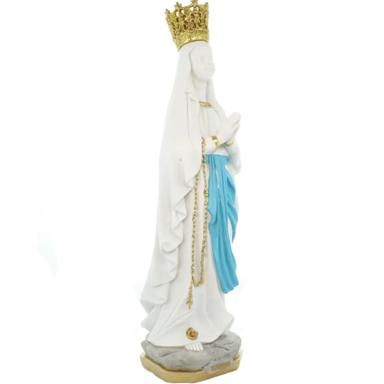Palais du Rosaire Statue Notre Dame de Lourdes 40cm^ Statue De Notre Dame De Lourdes