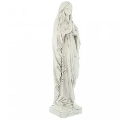 Palais du Rosaire Statue Notre Dame de Lourdes pour l'extérieur 30cm^ Statue Pour Extérieur | Statue De Notre Dame De Lourdes