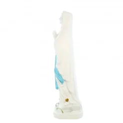 Palais du Rosaire Statue Notre Dame de Lourdes blanche et bleue de 20cm^ Statue De Notre Dame De Lourdes