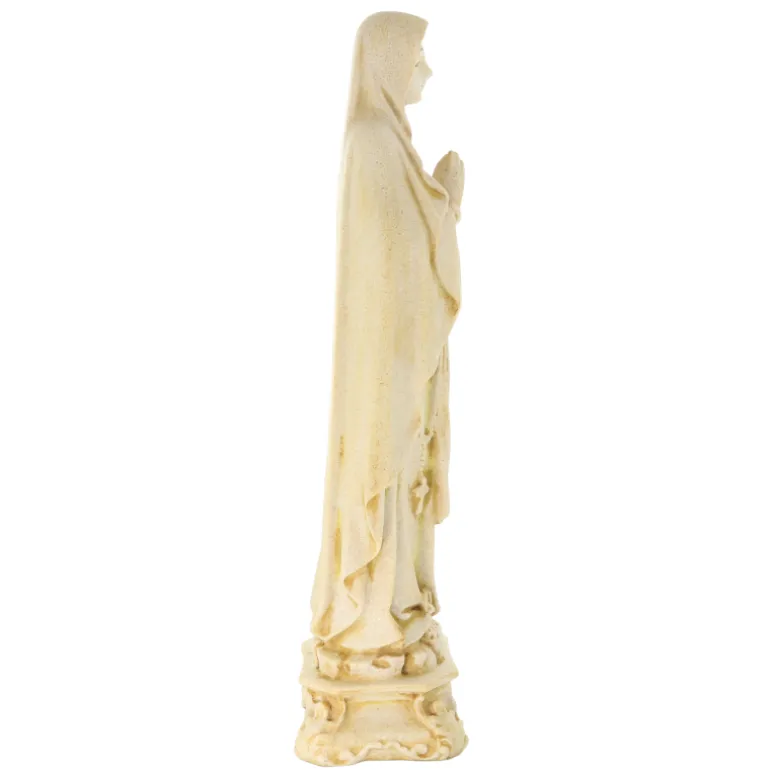 Palais du Rosaire Statue Notre Dame de Lourdes pierre et résine 40cm^ Statue De Notre Dame De Lourdes