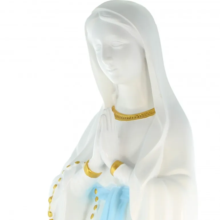 Palais du Rosaire Statue Notre Dame de Lourdes en résine 62cm^ Statue De Grande Taille | Statue De Notre Dame De Lourdes