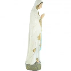 Palais du Rosaire Statue Notre Dame de Lourdes à paillettes 46cm^ Statue De Notre Dame De Lourdes