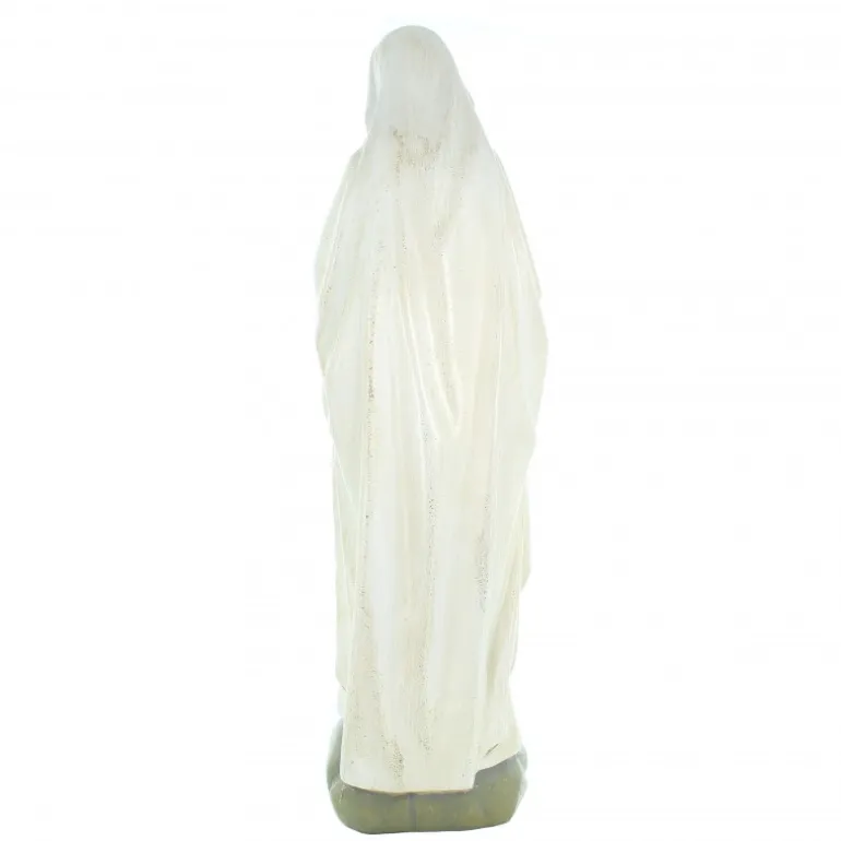 Palais du Rosaire Statue Notre Dame de Lourdes à paillettes 56cm^ Statue De Notre Dame De Lourdes