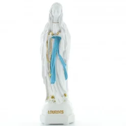 Palais du Rosaire Statue Notre Dame de Lourdes en résine effet céramique 20cm^ Statue De Notre Dame De Lourdes