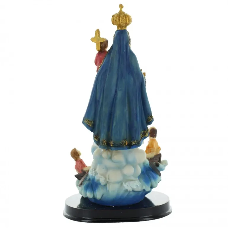 Palais du Rosaire Statue Notre Dame des Navigateurs en résine colorée 21cm^ Autres Statues De La Vierge