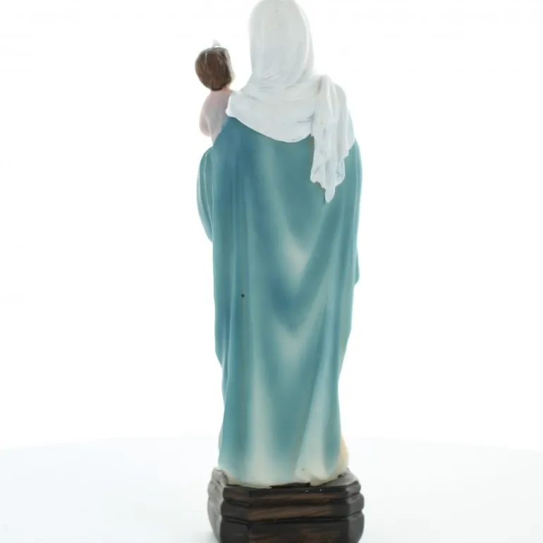 Palais du Rosaire Statue Notre Dame du Rosaire à l'enfant en résine 21 cm^Enfant Enfant Jésus | Autres Statues De La Vierge