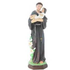 Palais du Rosaire Statue Saint Antoine en résine 44cm^ Statue De Saint Antoine