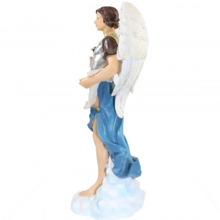 Palais du Rosaire Statue Saint Gabriel de 45cm en résine^ Autres Statues De Saints | Statue Ange