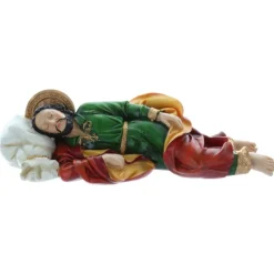Palais du Rosaire Statue Saint Joseph qui dort en résine 30 cm^ Statue De Saint Joseph