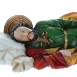 Palais du Rosaire Statue Saint Joseph qui dort en résine 30 cm^ Statue De Saint Joseph
