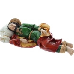 Palais du Rosaire Statue Saint Joseph qui dort en résine 30 cm^ Statue De Saint Joseph