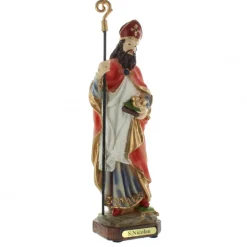Palais du Rosaire Statue Saint Nicolas en résine 22cm^ Autres Statues De Saints