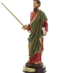 Palais du Rosaire Statue Saint Paul en résine 22cm^ Autres Statues De Saints