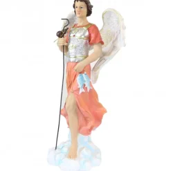 Palais du Rosaire Statue Saint Raphaël de 45cm en résine^ Autres Statues De Saints | Statue Ange