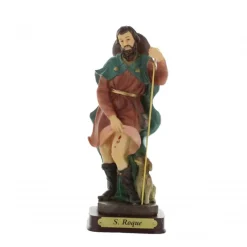 Palais du Rosaire Statue Saint Roch en résine 20cm^ Autres Statues De Saints