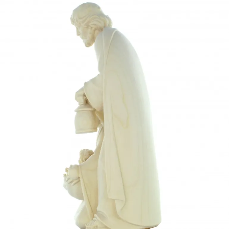 Palais du Rosaire Statue Sainte Famille en bois d'érable de 30 cm^ Statue En Bois | Statue De La Sainte Famille