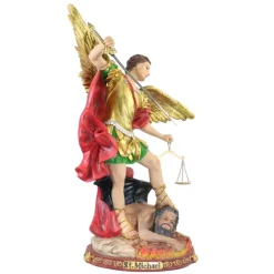 Palais du Rosaire Statue St Michel résine 60cm^ Statue Ange | Statue De Saint Michel