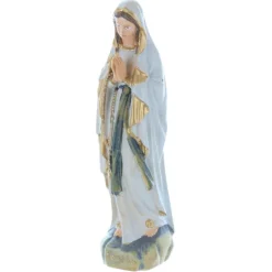 Palais du Rosaire Statue Vierge Marie 10 cm style antique en résine^ Statue De Notre Dame De Lourdes
