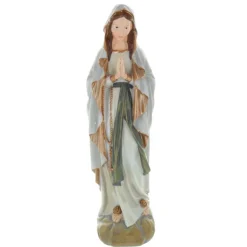 Palais du Rosaire Statue Vierge Marie 30cm style antique en résine^ Statue De Notre Dame De Lourdes