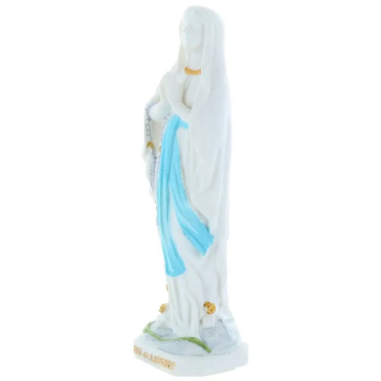 Palais du Rosaire Statue Vierge Marie en résine épurée 8 cm^ Statue De Notre Dame De Lourdes