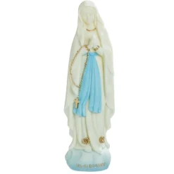 Palais du Rosaire Statue Vierge Marie lumineuse en résine 14 cm^ Statue Lumineuse