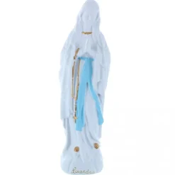 Palais du Rosaire Statue Vierge Marie épurée en résine pour l'extérieur 30 cm^ Statue Pour Extérieur
