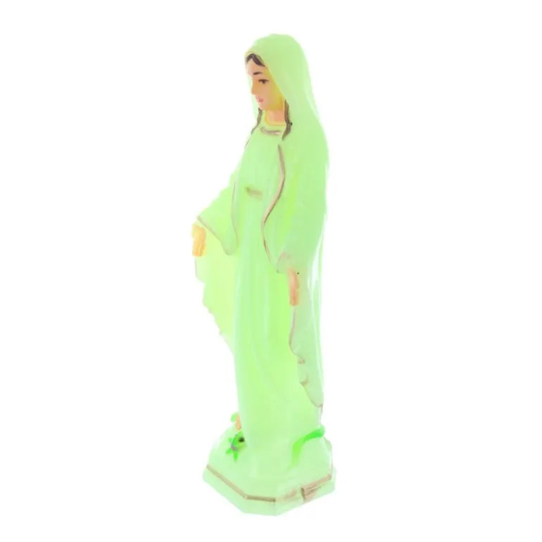 Palais du Rosaire Statue Vierge Miraculeuse lumineuse 18 cm en résine^ Statue Lumineuse | Statue Vierge Miraculeuse