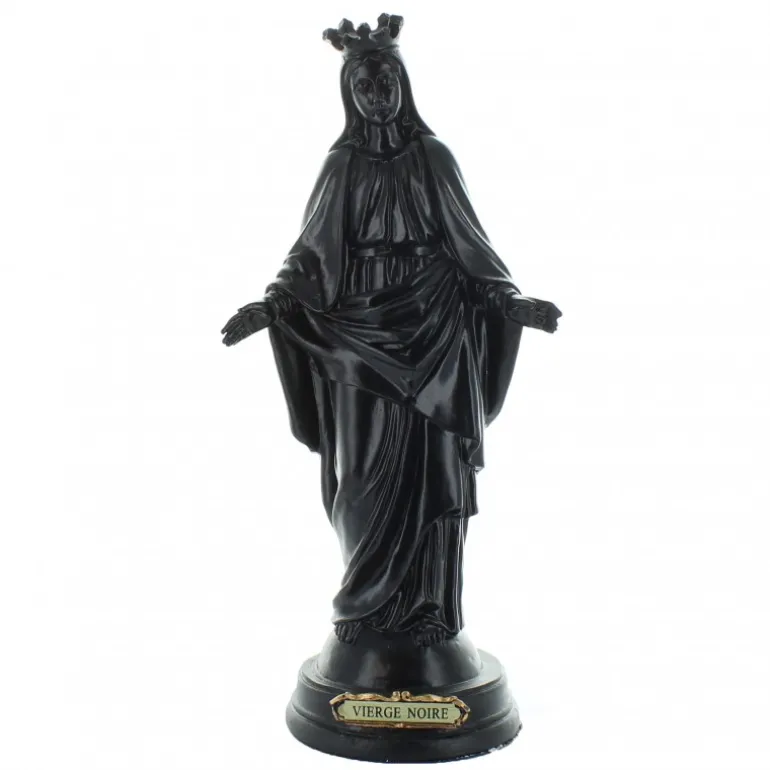 Palais du Rosaire Statue Vierge Noire en résine 30cm^ Autres Statues De La Vierge