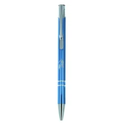 Palais du Rosaire Stylo de Lourdes en bleu et argenté^ Bloc Et Stylo